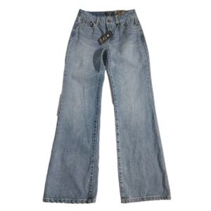 Ed Hardy Women's Multi Tattoo Baggy jean  Blue Sz 26 Light Wash  #WEHD8100-3